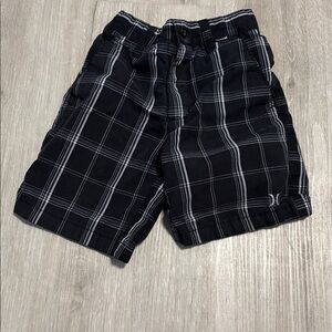 Black and White Plaid Shorts